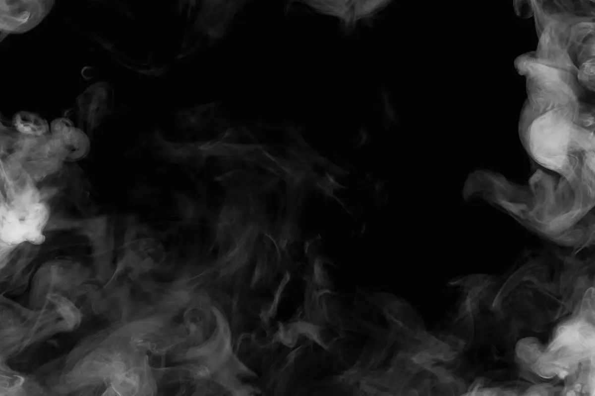 Background with smoke for footer